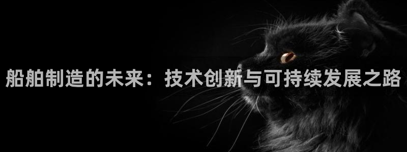 彩神是正规平台吗知乎：船舶制造的未来：技术创新与可持续发展之路