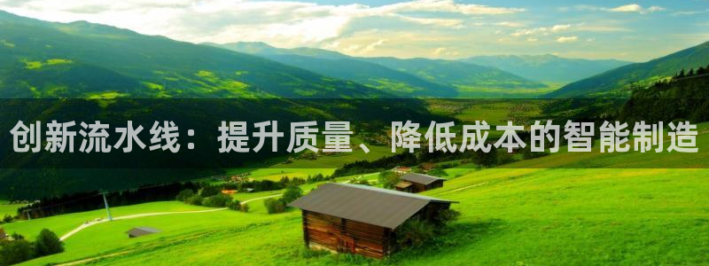 彩神iv争霸购彩大厅：创新流水线：提升质量、降低成本的智能制